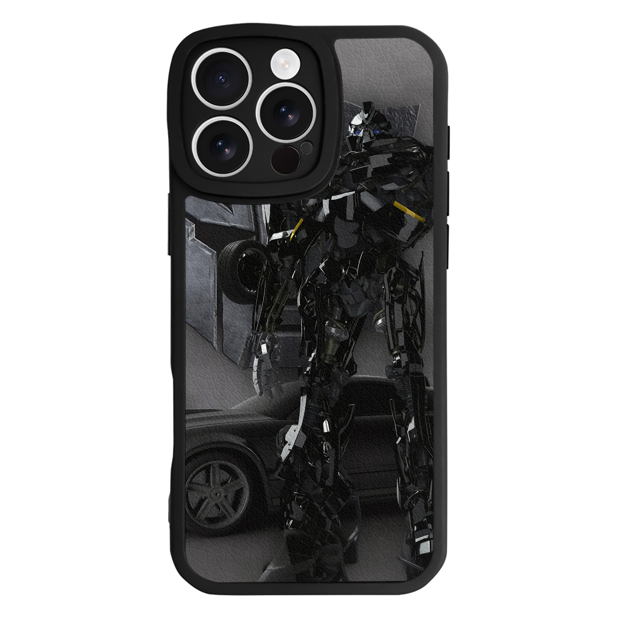 （画像用） Transformers トランスフォーマー 【iPhone 16シリーズ対応】シリコンスマホケース（レザー調） 材質：シリコン
